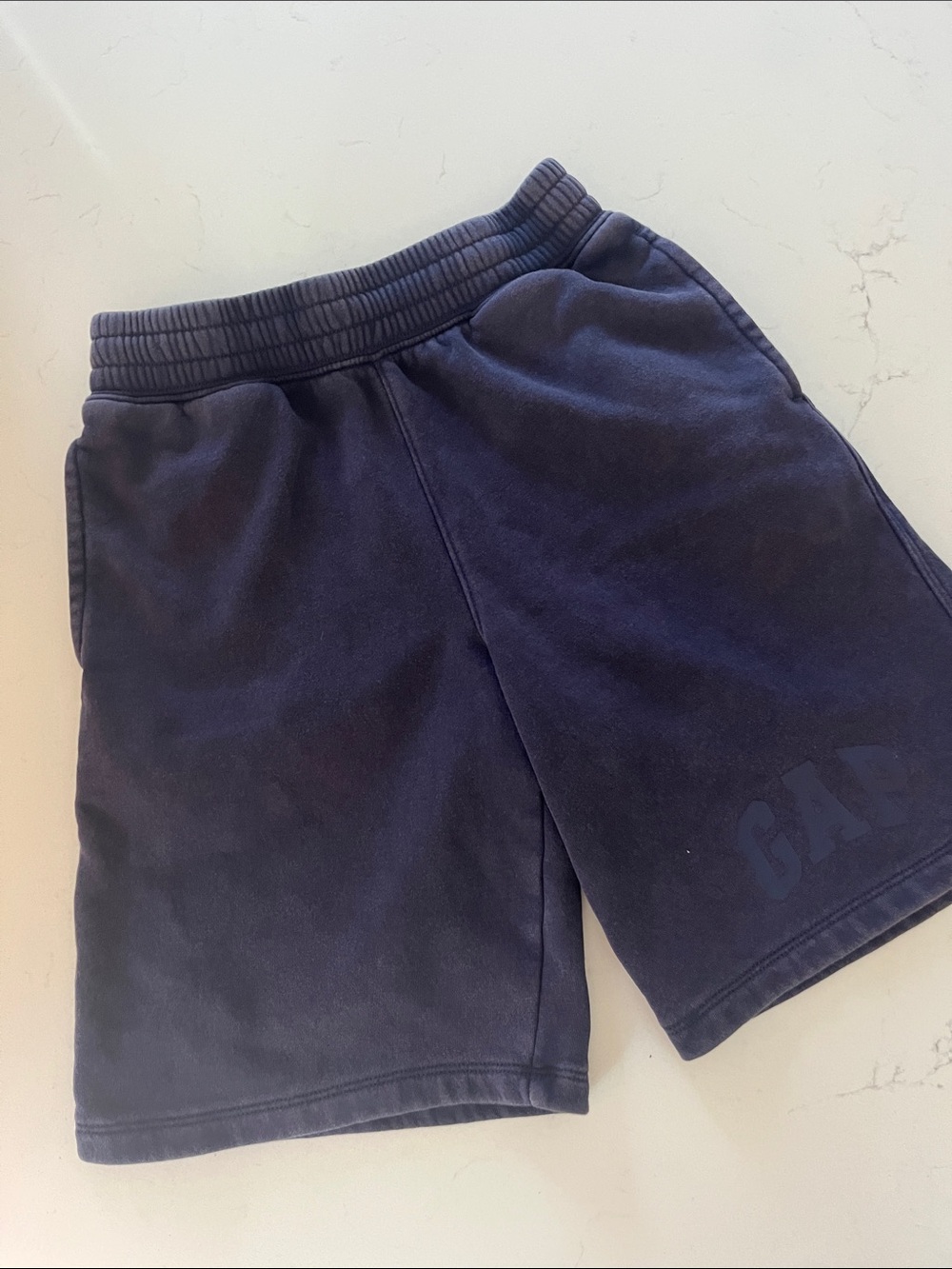 GAP Boys Dark Navy Athletic Knit Shorts